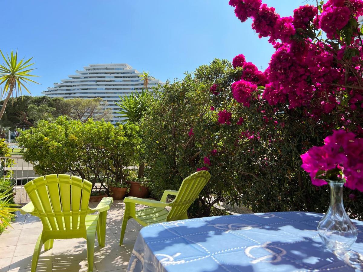 Blue Terrace Apartment - Marina Baie Des Anges Villeneuve-Loubet Exterior photo